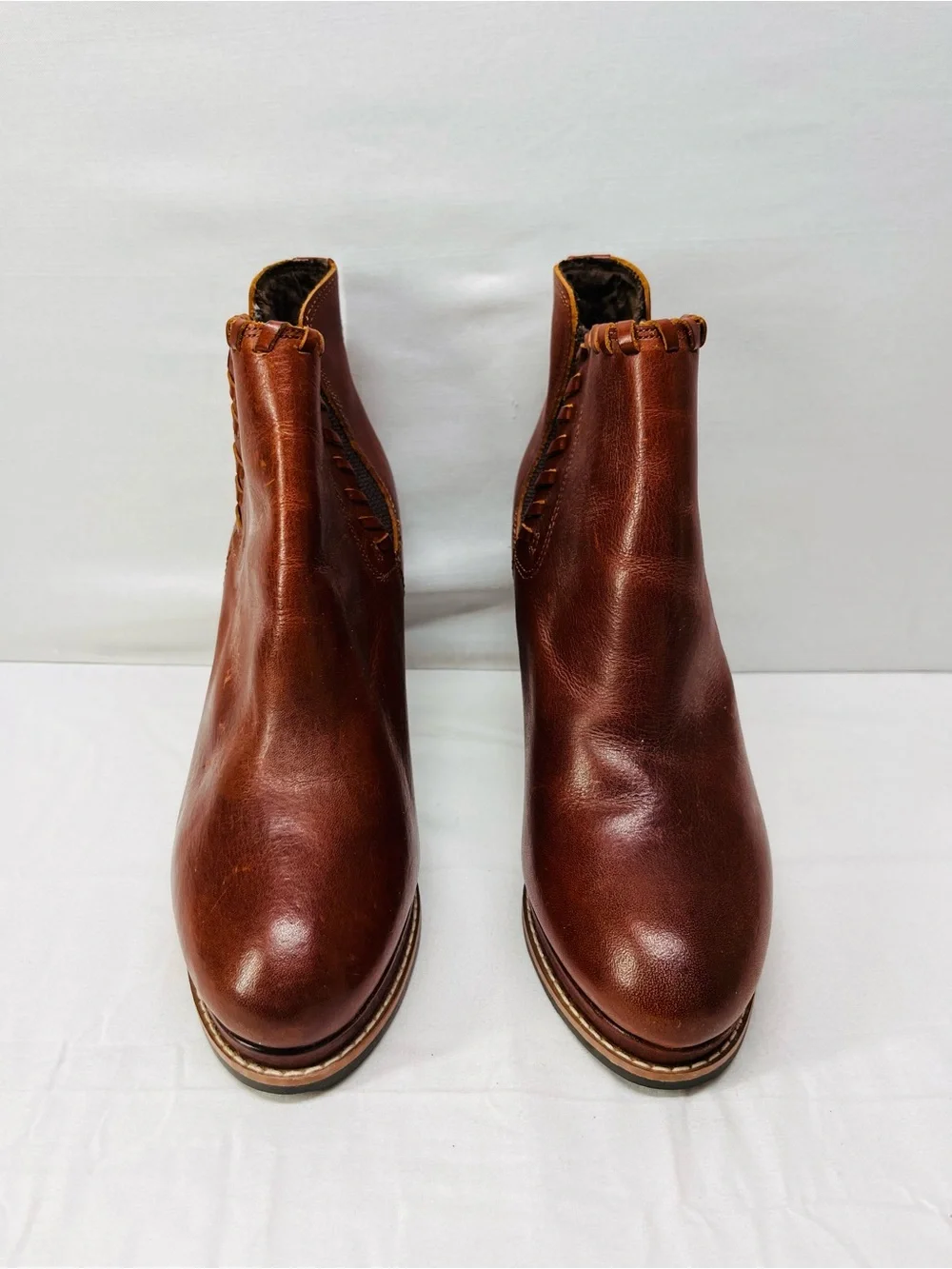 Ariat Belle Wedge Women's Brown Leather Ankle Booties
